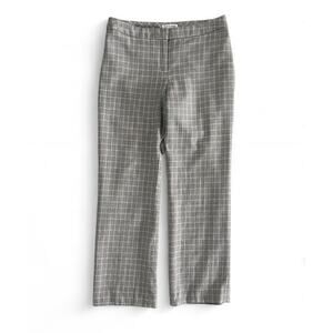 Vintage Pendleton Womens 100% Virgin Wool Gray Plaid Lined Trouser Pants Size 12